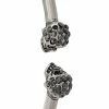 Alexander McQueen S M Skull double bangle 5 Alexander McQueen S-M Skull double bangle