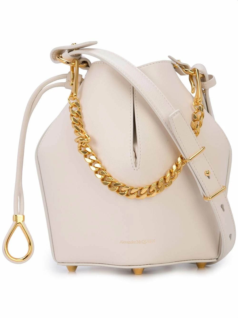 Alexander McQueen Bucket chain shoulder bag 1 Alexander McQueen bucket chain shoulder bag
