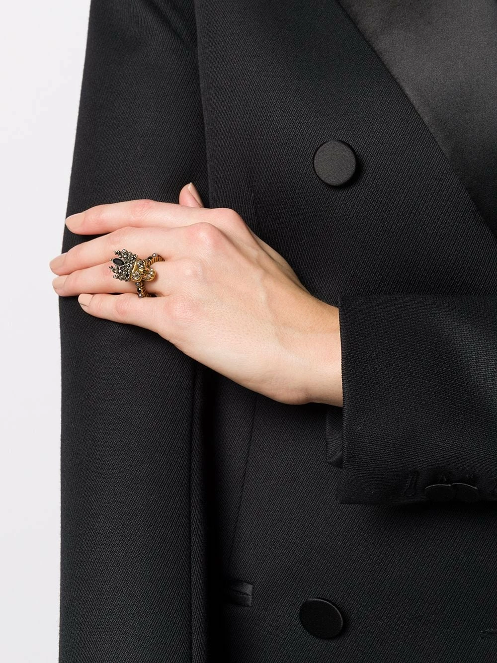 Alexander McQueen Queen Skull ring 2 Alexander McQueen Queen Skull ring