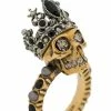 Alexander McQueen Queen Skull ring 5 Alexander McQueen Queen Skull ring