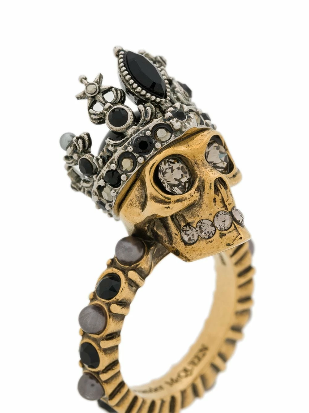 Alexander McQueen Queen Skull ring 3 Alexander McQueen Queen Skull ring