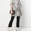 Alexander McQueen embroidered oversized blouse