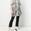Alexander McQueen embroidered oversized blouse