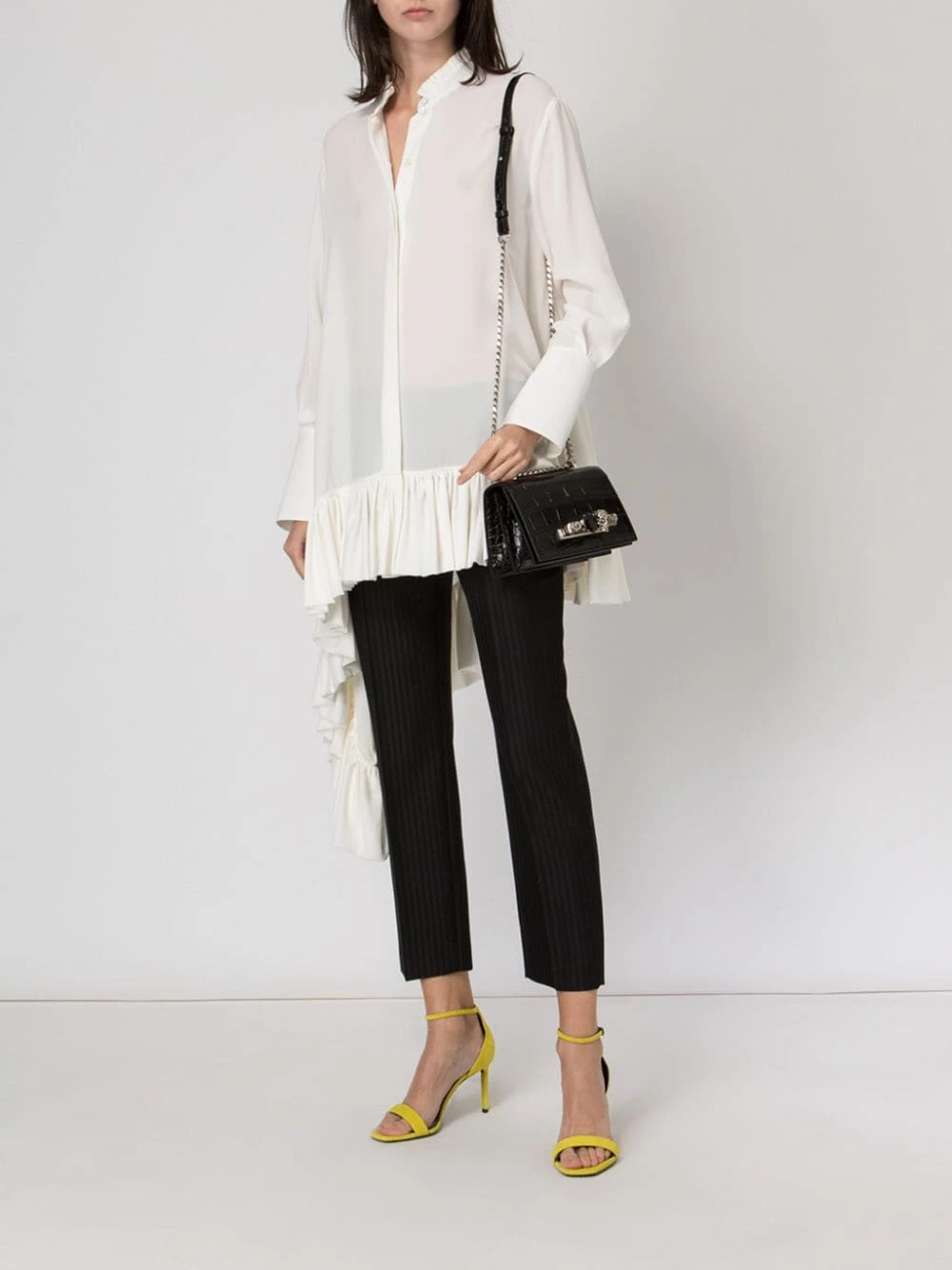 Alexander McQueen Striped tailored trousers 2 Alexander McQueen striped tailored trousers