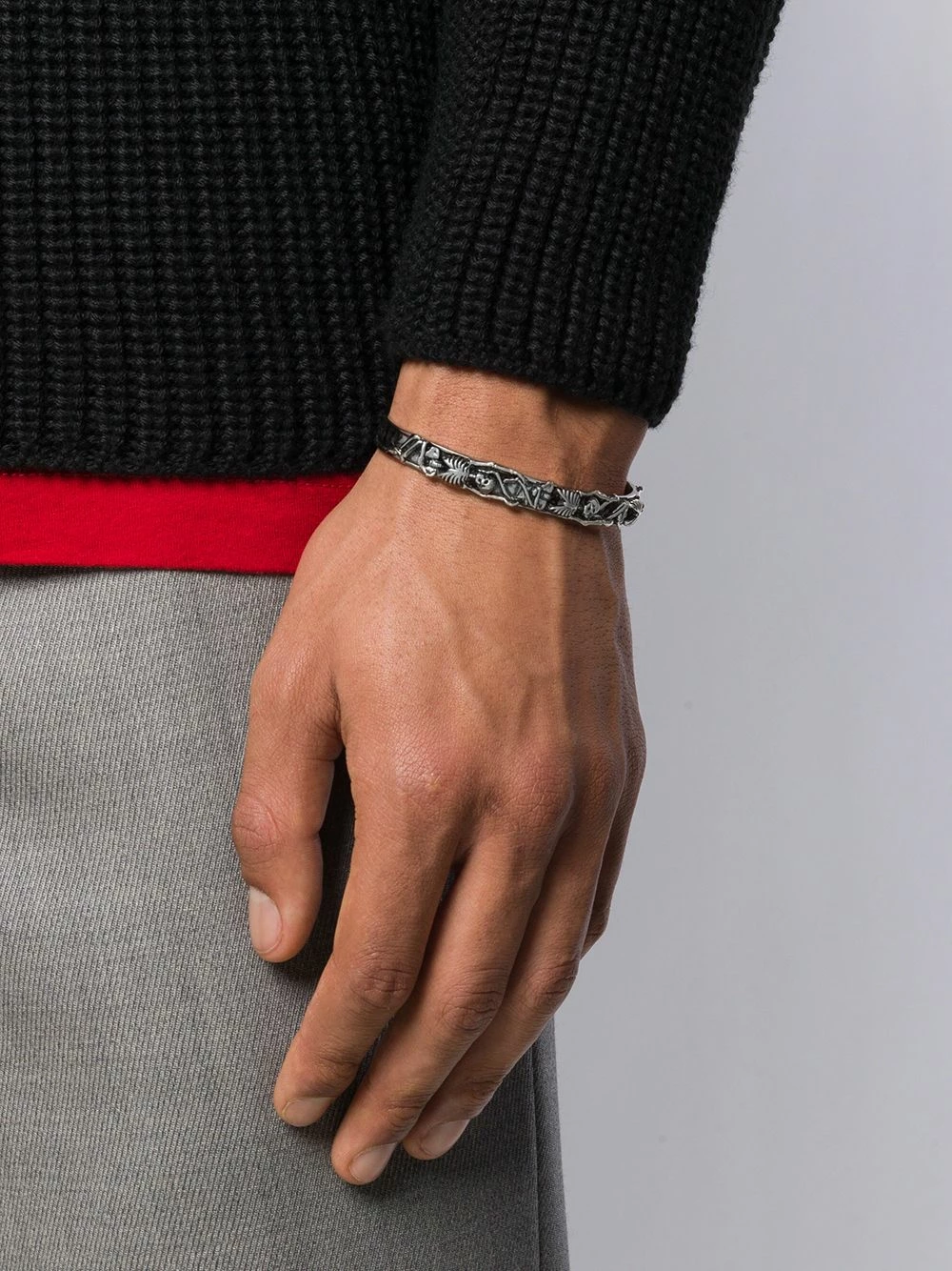 Alexander McQueen Dancing Skeleton cuff 2 Alexander McQueen Dancing Skeleton cuff