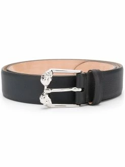 Alexander McQueen twin-skull belt
