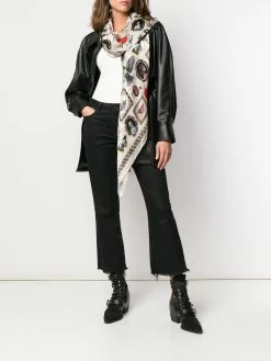 Alexander McQueen printed scarf