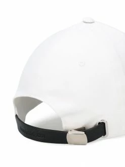 Alexander McQueen logo embroidered baseball hat