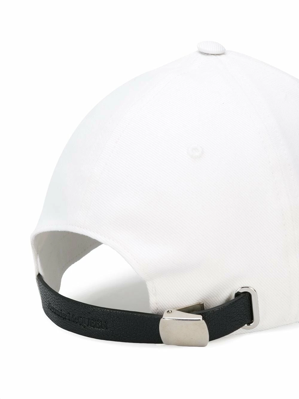 Alexander McQueen Logo embroidered baseball hat 2 Alexander McQueen logo embroidered baseball hat