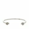 Alexander McQueen Thin Twin Skull bracelet