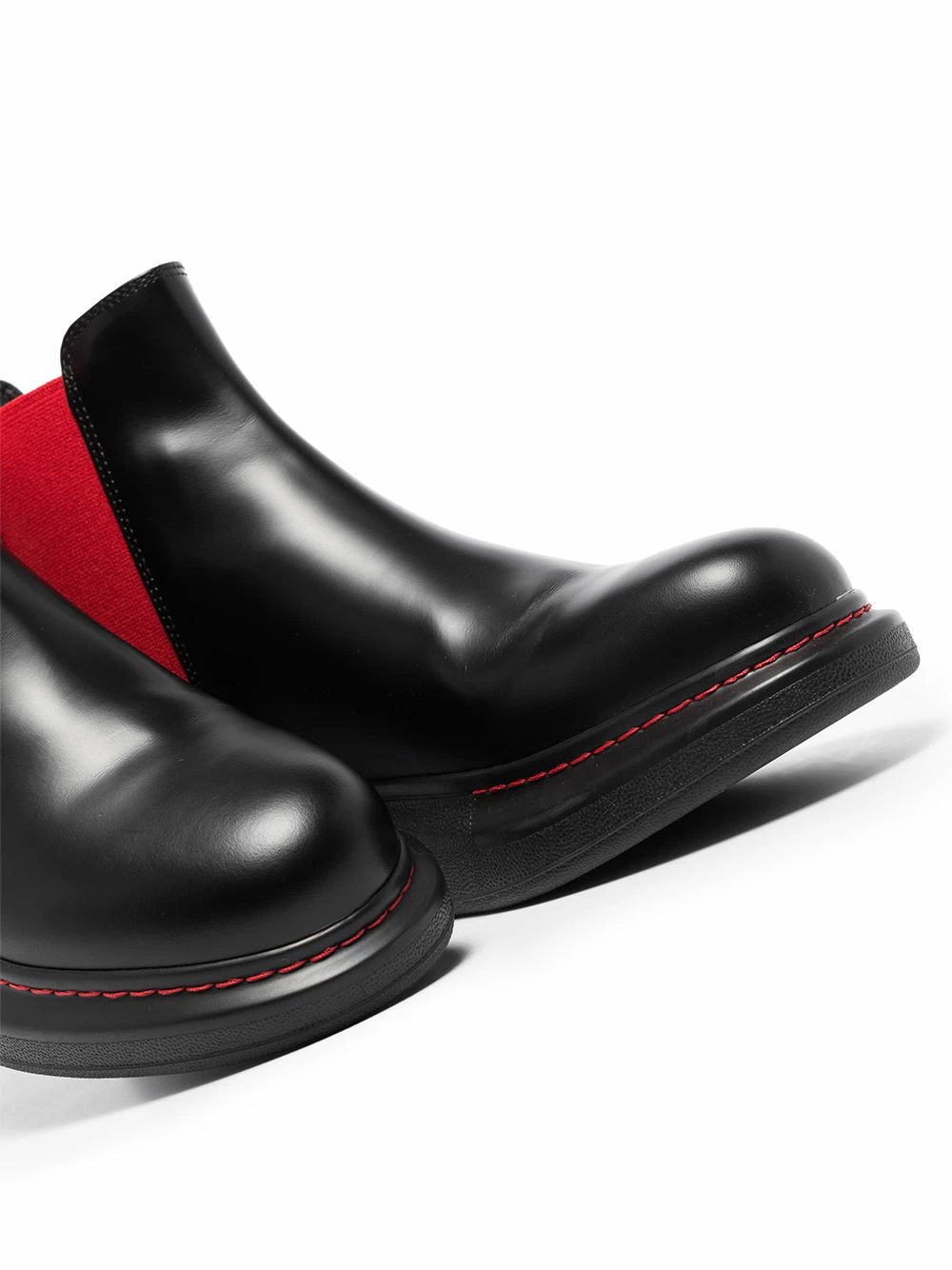 Alexander McQueen Contrast panel Chelsea boots 2 Alexander McQueen contrast panel Chelsea boots
