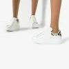 Alexander McQueen Oversized contrast heel counter sneakers