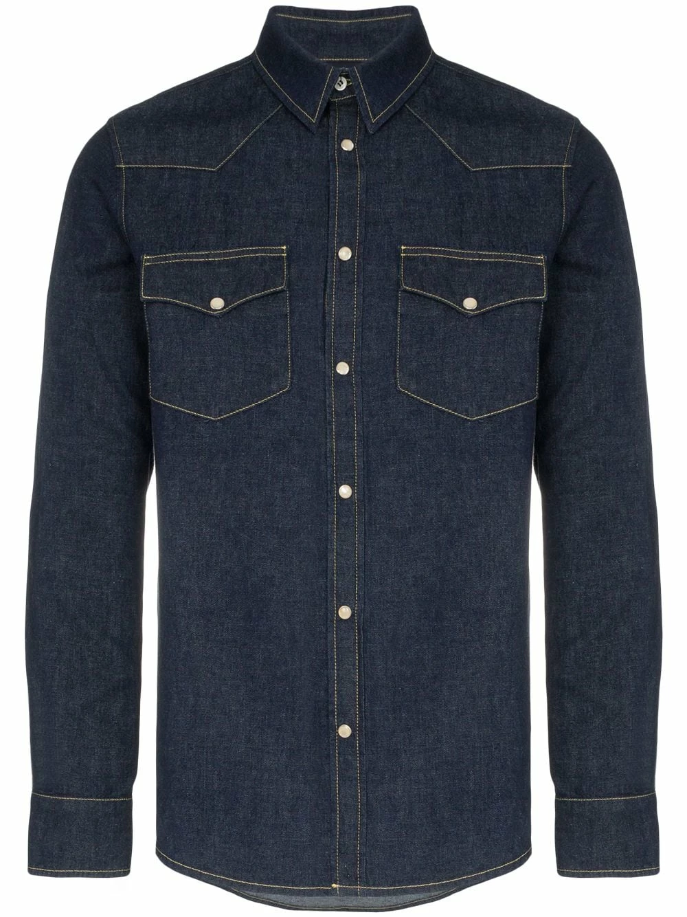 Alexander McQueen Embroidered denim shirt 1 Alexander McQueen embroidered denim shirt