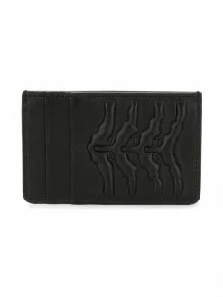 Alexander McQueen ribcage embossed cardholder