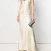 Alexander McQueen one-shoulder evening gown