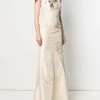 Alexander McQueen one-shoulder evening gown