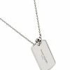 Alexander McQueen identity tag necklace