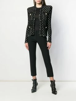 Alexander McQueen cropped leg cigarette trousers