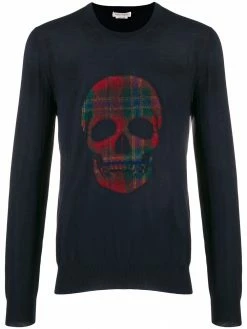 Alexander McQueen skull motif sweater