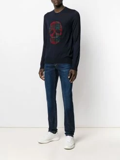 Alexander McQueen skull motif sweater