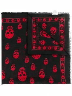 Alexander McQueen skull scarf