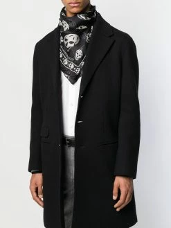 Alexander McQueen skull motif scarf