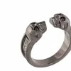 Alexander McQueen Two skull ring 5 Alexander McQueen two skull ring