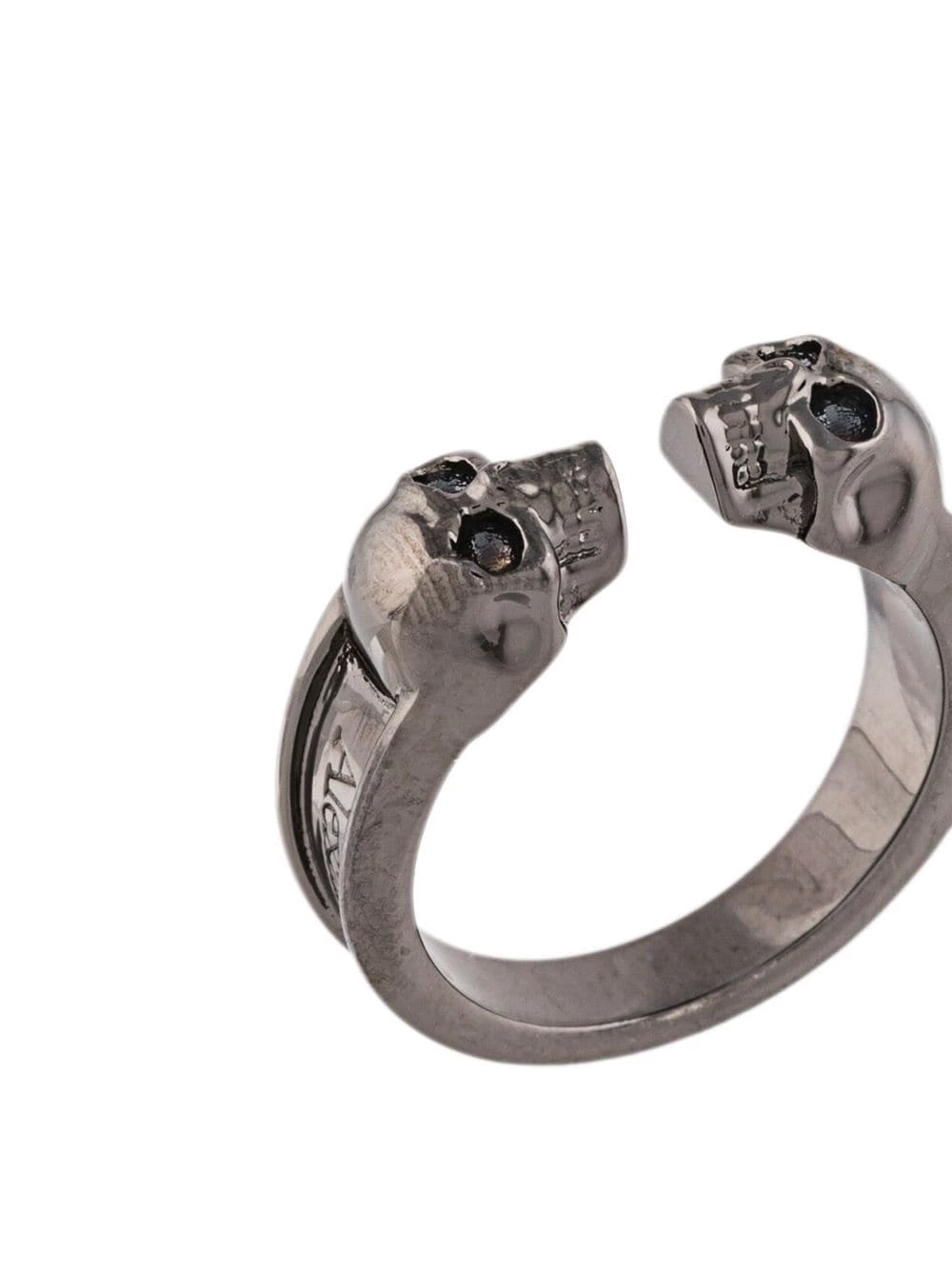 Alexander McQueen Two skull ring 3 Alexander McQueen two skull ring