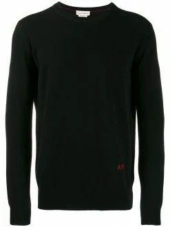Alexander McQueen embroidered logo jumper
