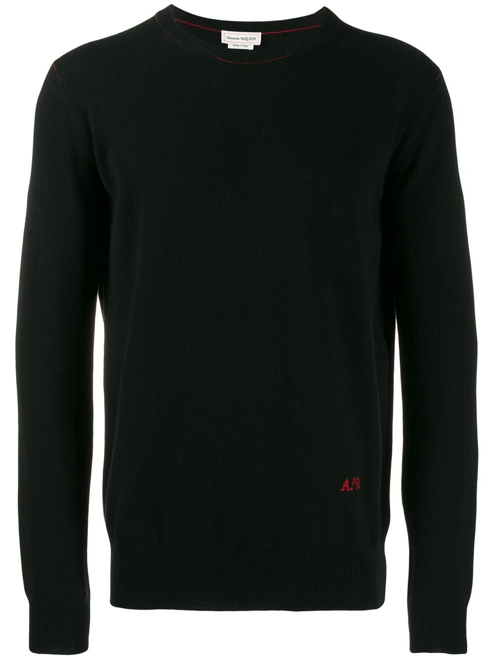 Alexander McQueen Embroidered logo jumper 1 Alexander McQueen embroidered logo jumper