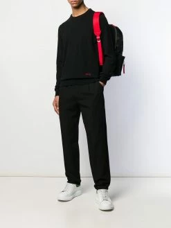 Alexander McQueen embroidered logo jumper