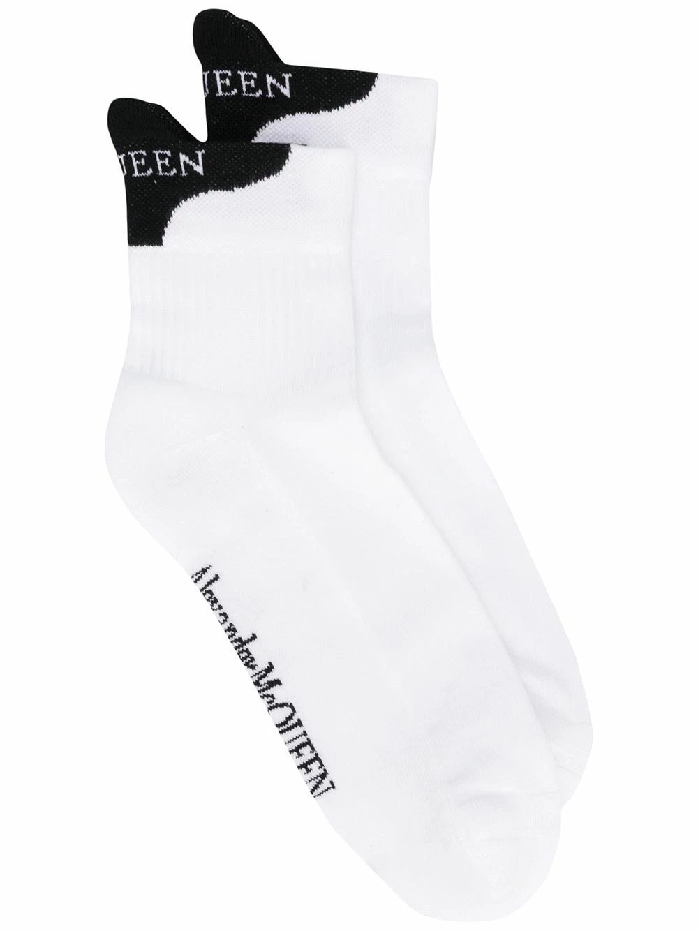 Alexander McQueen McQueen signature socks 1 Alexander McQueen McQueen signature socks