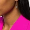 Alexander McQueen skull embellished drop earrings