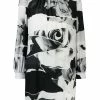Alexander McQueen Torn Rose print dress