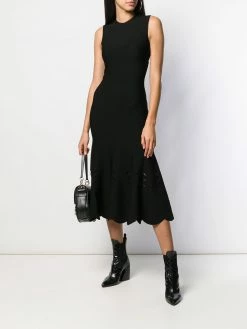 Alexander McQueen flared hem midi dress