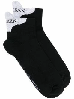 Alexander McQueen signature logo socks