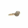 Alexander McQueen crystal-embellished skulls ring