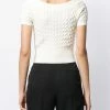 Alexander McQueen boat-neck cable-knit top