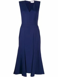 Alexander McQueen flared mi-length dress