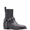 Alexander McQueen Harness Cuban heel boots