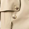 Alexander McQueen ruffle detail trench coat