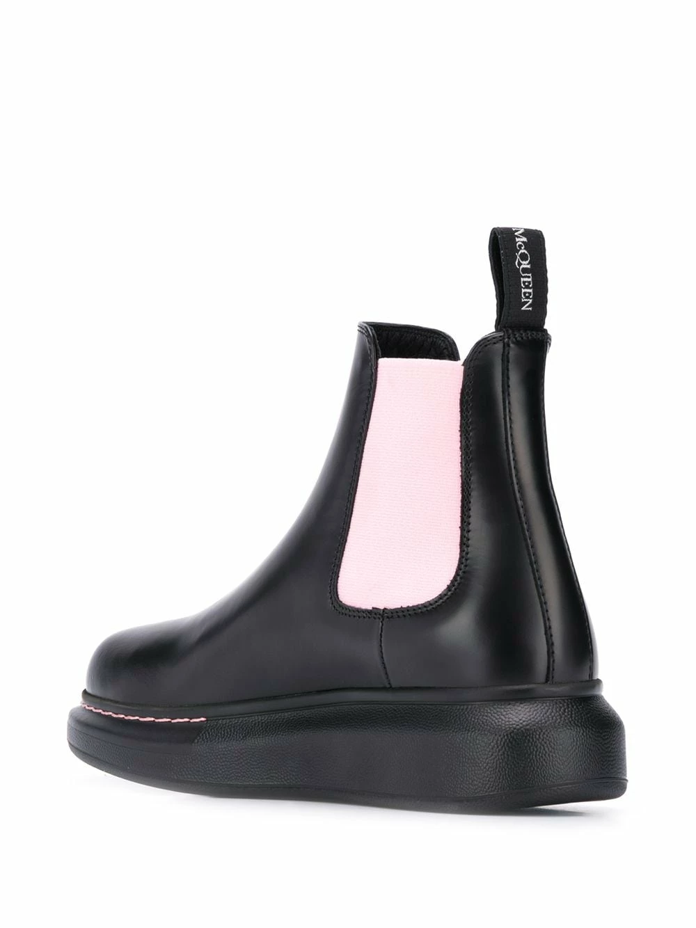 Alexander McQueen Contrast panels chelsea boots 3 Alexander McQueen contrast panels chelsea boots