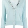 Alexander McQueen jewelled neck cardigan