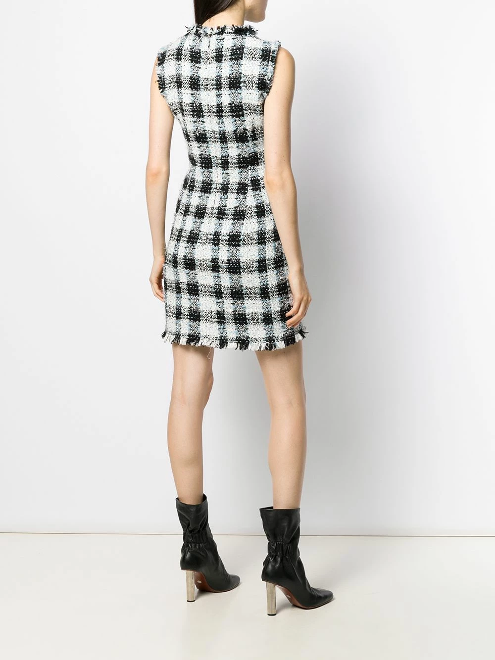 Alexander McQueen Bouclé tweed mini dress 4 Alexander McQueen bouclé tweed mini dress