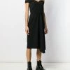 Alexander McQueen off-the-shoulder midi dress