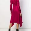 Alexander McQueen tie fastening asymmetric dress