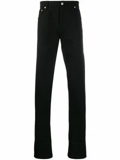 Alexander McQueen dogtooth cuff jeans