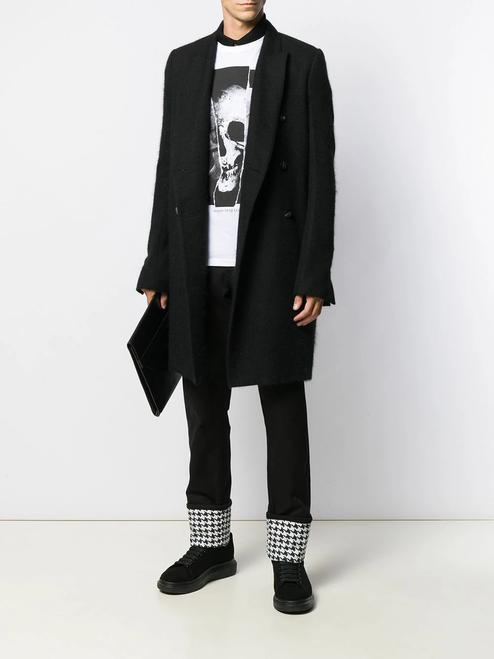 Alexander McQueen Dogtooth cuff jeans 2 Alexander McQueen dogtooth cuff jeans