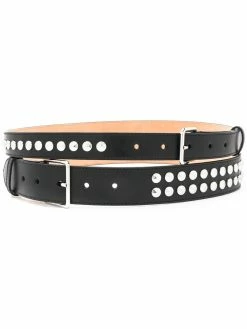 Alexander McQueen double studded belt