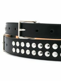 Alexander McQueen double studded belt